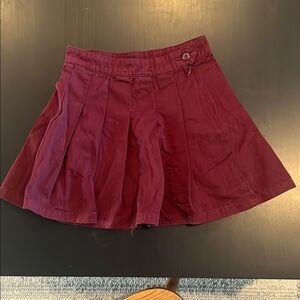 American Eagle Outfitters Red Mini A-Line Skirt